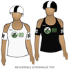 Green Mountain Roller Derby: Reversible Scrimmage Jersey (White Ash / Black Ash)