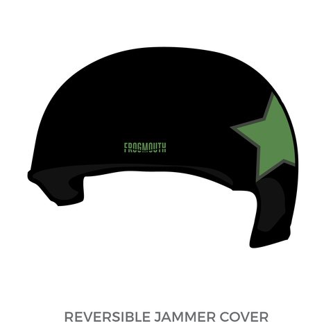 Green Mountain Roller Derby: 2018 Jammer Helmet Cover (Black)