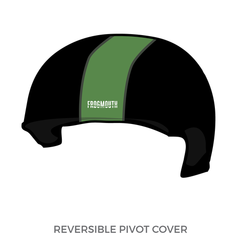 Green Mountain Roller Derby: 2018 Pivot Helmet Cover (Black)