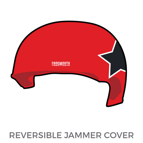 Grimsby Roller Derby Grim Reavers: 2018 Jammer Helmet Cover (Red)