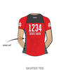 Grimsby Roller Derby Grim Reavers: Reversible Uniform Jersey (BlackR/RedR)