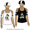 Gulf Coast Roller Girls: Reversible Scrimmage Jersey (White Ash / Black Ash)