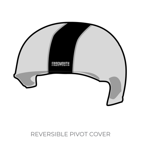 Hurricane Alley Roller Derby: 2019 Pivot Helmet Cover (Gray)