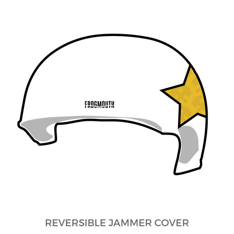 Hammer City Roller Derby: Jammer Helmet Cover (White)