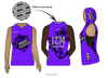 Boston Roller Derby Harbor Horrors: Uniform Sleeveless Hoodie