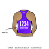 Boston Roller Derby Harbor Horrors: Reversible Uniform Jersey (PurpleR/WhiteR)