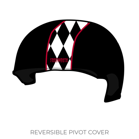 Wasatch Junior Roller Derby Harley Quinns and Riddlers: 2019 Pivot Helmet Cover (Black)