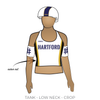 Hartford Area Roller Derby: 2019 Uniform Jersey (White)