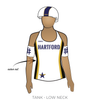 Hartford Area Roller Derby: 2019 Uniform Jersey (White)