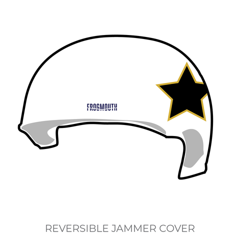 Hartford Area Roller Derby: 2019 Jammer Helmet Cover (White)