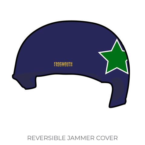 Hartford Area Roller Derby: 2019 Jammer Helmet Cover (Blue)