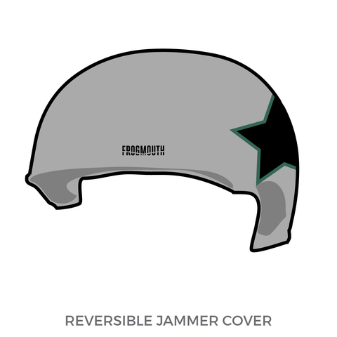 Hattiesburg Roller Derby: Jammer Helmet Cover (Gray)