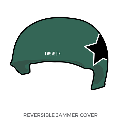 Hattiesburg Roller Derby: Jammer Helmet Cover (Green)