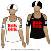 Windy City Rollers Hell's Bells: Reversible Scrimmage Jersey (White Ash / Black Ash)