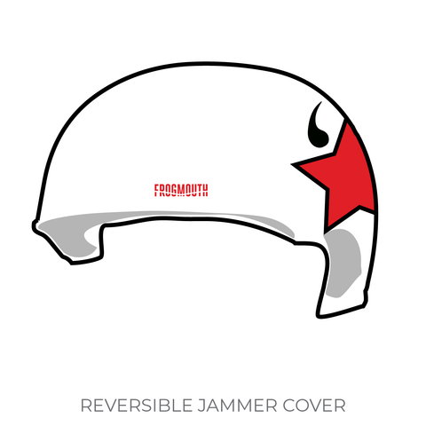 Hellgate Roller Derby Hellions: Jammer Helmet Cover (White)
