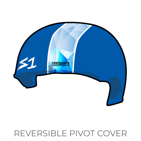 Rose City Rollers Heartless Heathers: Pivot Helmet Cover (Blue)