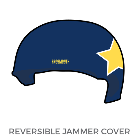 Wisconsin United Roller Derby: 2019 Jammer Helmet Cover (Blue)