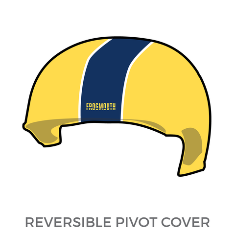 Wisconsin United Roller Derby: 2019 Pivot Helmet Cover (Yellow)