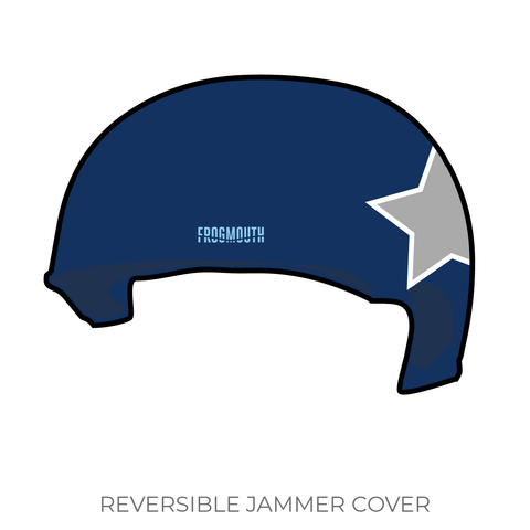 High Altitude Roller Derby Dark Sky Starlets: 2019 Jammer Helmet Cover (Blue)