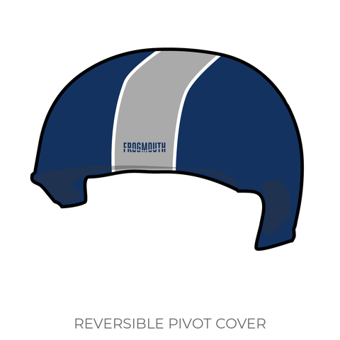 High Altitude Roller Derby Dark Sky Starlets: 2019 Pivot Helmet Cover (Blue)