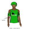 Pacific Roller Derby Hulagans: 2017 Uniform Jersey (green)