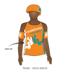 Kingsford Krush Roller Derby: Reversible Uniform Jersey (OrangeR/BlueR)