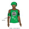 Diamond State Roller Derby: Reversible Uniform Jersey (BlackR/GreenR)
