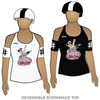 Houston Roller Derby All Stars: Reversible Scrimmage Jersey (White Ash / Black Ash)