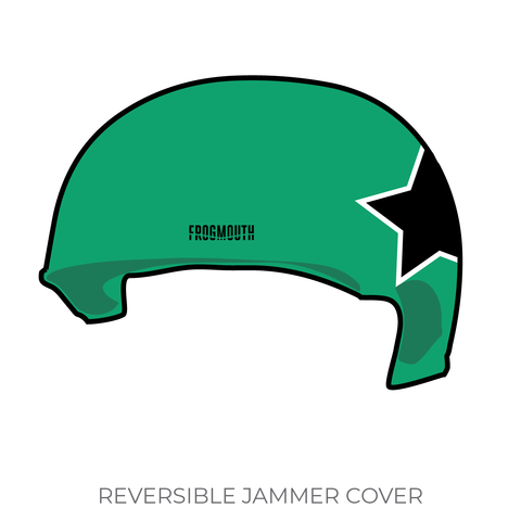 Hulls Angels Roller Derby: Jammer Helmet Cover (Green)