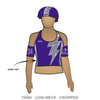 Texas Rollergirls Hustlers: Uniform Jersey (Purple)