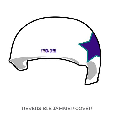 Idaho Rebel Rollers: Jammer Helmet Cover (White)