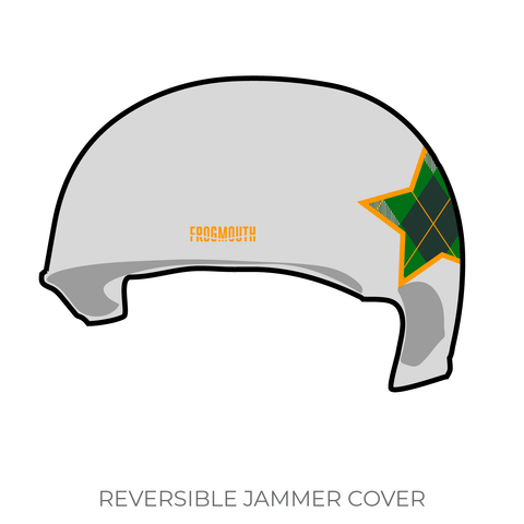 Irish Hills Bombshells Roller Derby: 2019 Jammer Helmet Cover (Gray)