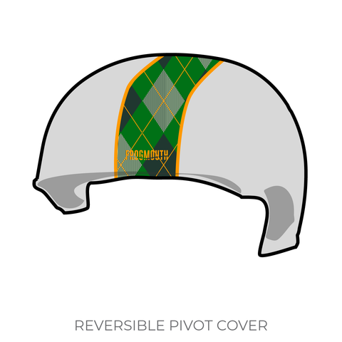 Irish Hills Bombshells Roller Derby: 2019 Pivot Helmet Cover (Gray)