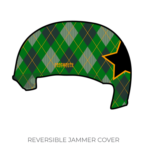Irish Hills Bombshells Roller Derby: 2019 Jammer Helmet Cover (Green)