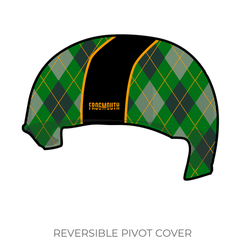 Irish Hills Bombshells Roller Derby: 2019 Pivot Helmet Cover (Green)