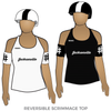 Jacksonville Roller Derby Juniors: Reversible Scrimmage Jersey (White Ash / Black Ash)