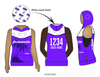Jacksonville Roller Derby Juniors: 2019 Uniform Sleeveless Hoodie