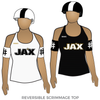 Jacksonville Roller Derby: Reversible Scrimmage Jersey (White Ash / Black Ash)