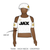 Jacksonville Roller Derby: 2018 Uniform Jersey (White)