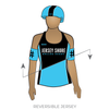 Jersey Shore Roller Derby: Reversible Uniform Jersey (BlackR/BlueR)