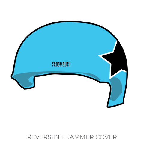 Jersey Shore Roller Derby: 2019 Jammer Helmet Cover (Blue)
