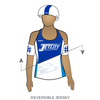 Jet City Roller Derby Bombers: Reversible Uniform Jersey (BlueR/WhiteR)