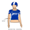 Jet City Roller Derby Bombers: 2018 Uniform Jersey (Blue)