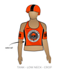 Kamikaze Badass Roller Derby: 2019 Uniform Jersey (Orange)