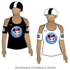 Kawaii Roller Derby Panda: Reversible Scrimmage Jersey (White Ash / Black Ash)