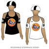 Kawaii Roller Derby Roller Bird: Reversible Scrimmage Jersey (White Ash / Black Ash)