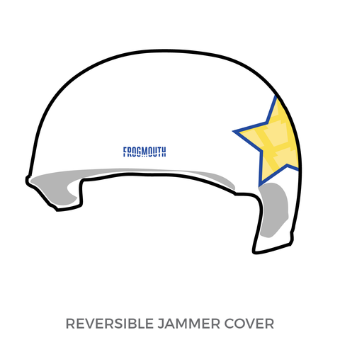 Keystone Roller Derby: Jammer Helmet Cover (White)