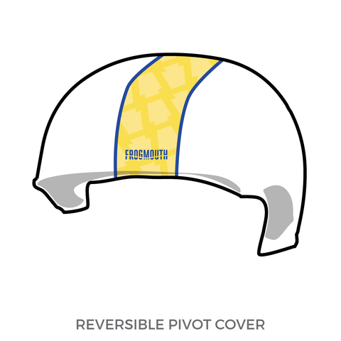 Keystone Roller Derby: Pivot Helmet Cover (White)