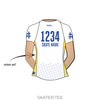 Keystone Roller Derby K-Bees Junior Roller Derby: 2019 Uniform Jersey (White)