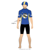 Keystone Roller Derby K-Bees Junior Roller Derby: 2019 Uniform Jersey (Blue)